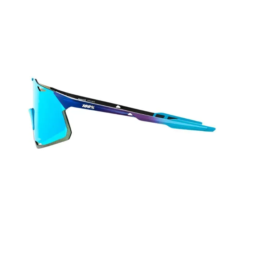 100% Hypercraft Sport Sunglasses (Blue Topaz Multilayer/Matte Metallic Into the Fade)