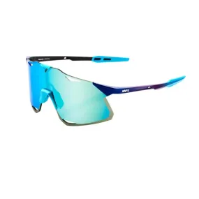 100% Hypercraft Sport Sunglasses (Blue Topaz Multilayer/Matte Metallic Into the Fade)