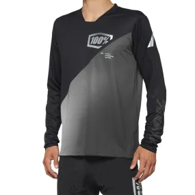 100% R-Core X Long Sleeve Jersey 2022 Black / Grey M