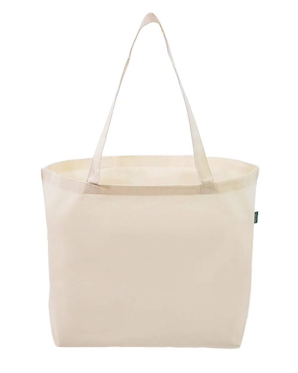 144 ct Large Organic Cotton Grocery Tote Bags - By Case