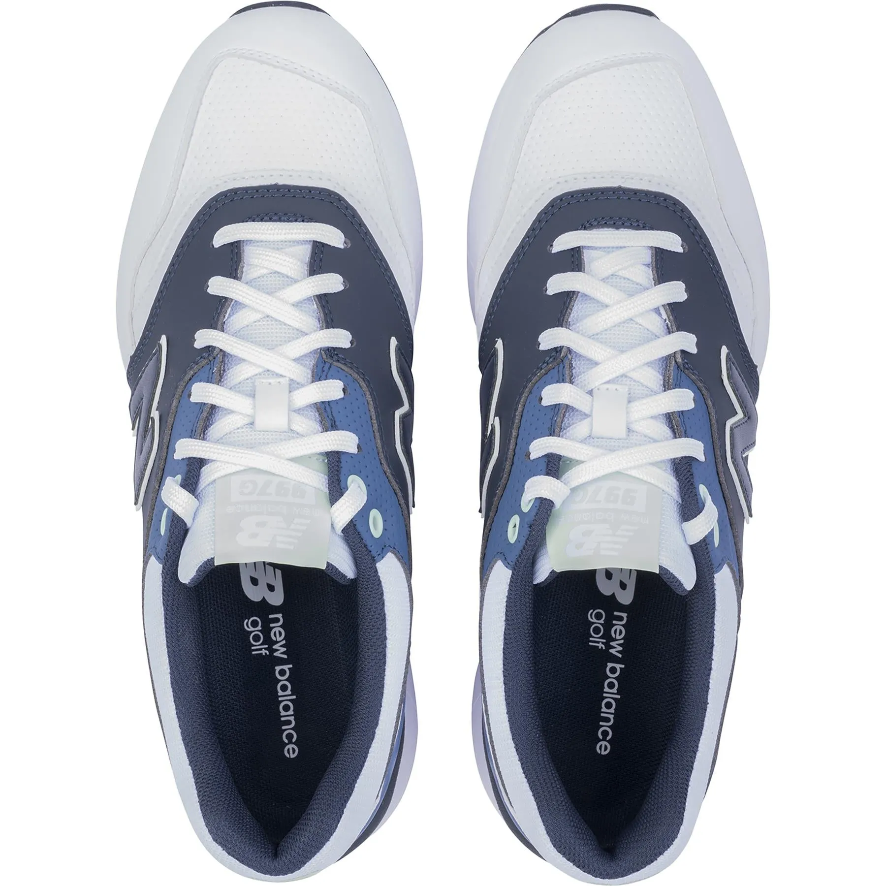 997 Spikeless Golf Shoes White/Navy - AW24