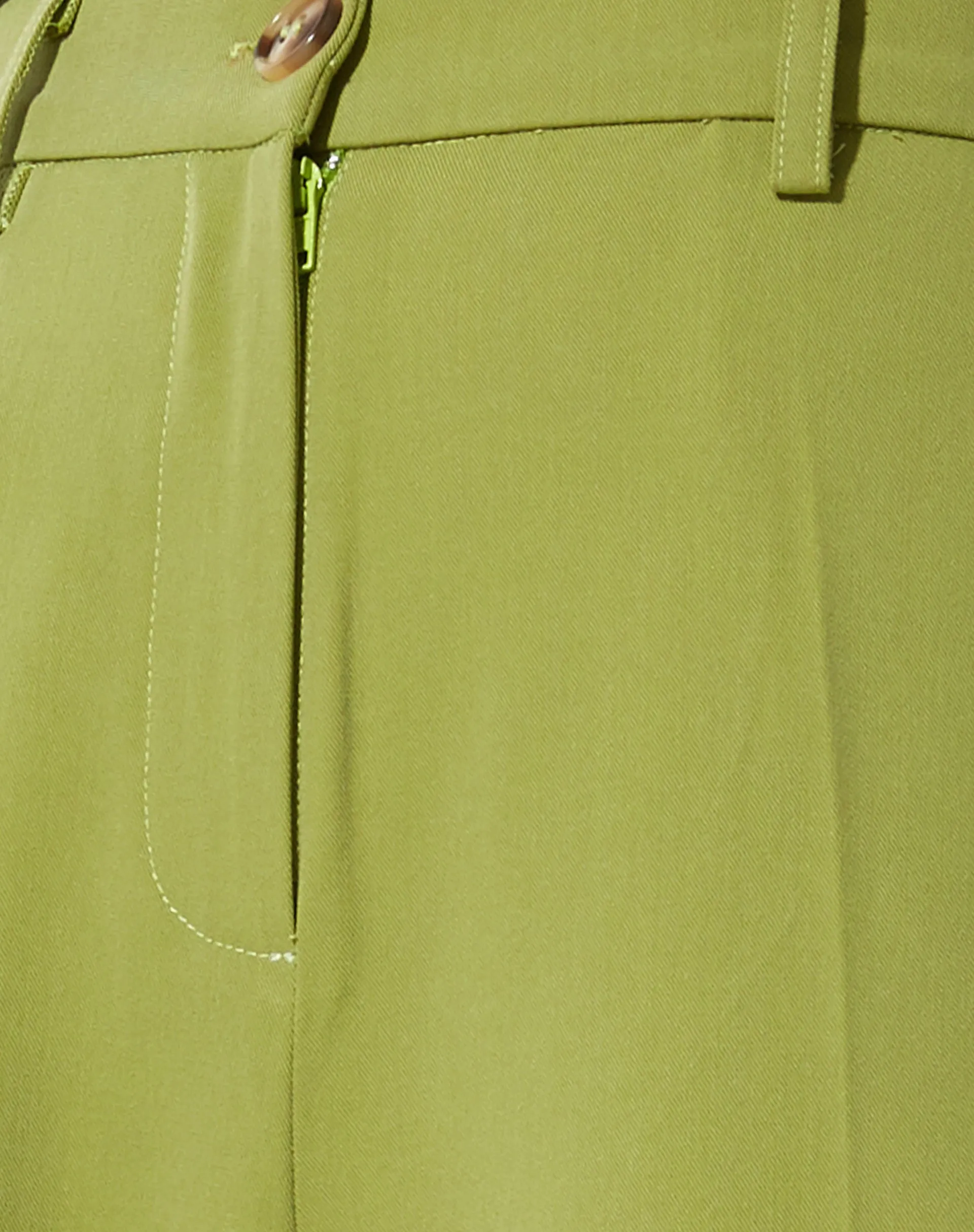 Abba Straight Leg Trouser in Tailoring Apple Green