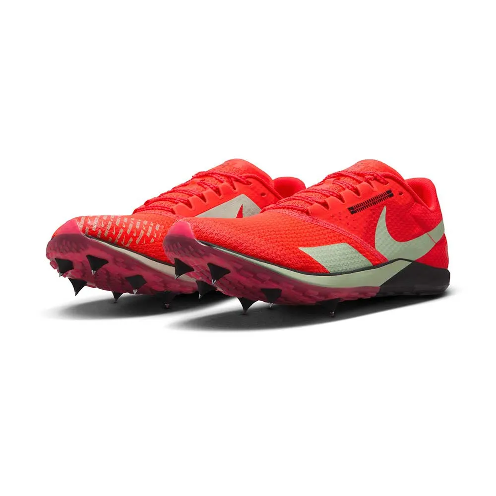 All Gender Nike Rival XC 6 Cross-Country Spikes - Bright Crimson/Vapor Green/Black - Regular (D)