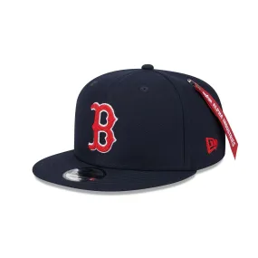 Alpha Industries x Boston Red Sox Navy 9FIFTY Snapback Hat