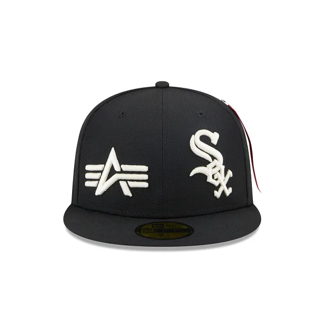 Alpha Industries X Chicago White Sox Dual Logo 59FIFTY Fitted Hat