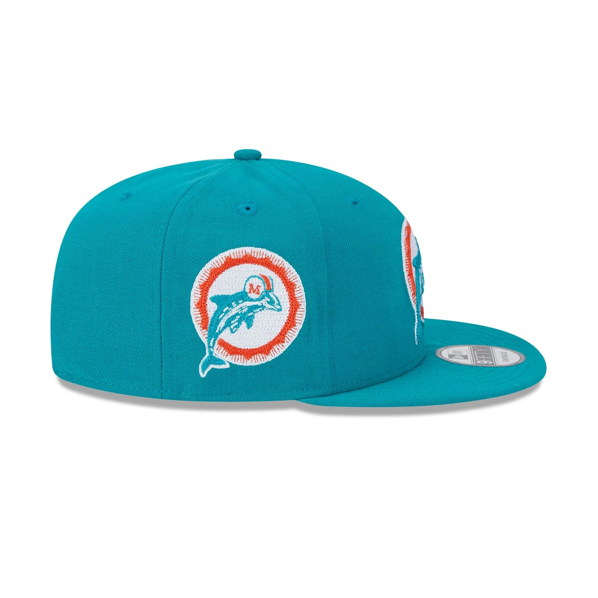 Alpha Industries x Miami Dolphins Historic Teal 9FIFTY Snapback Hat