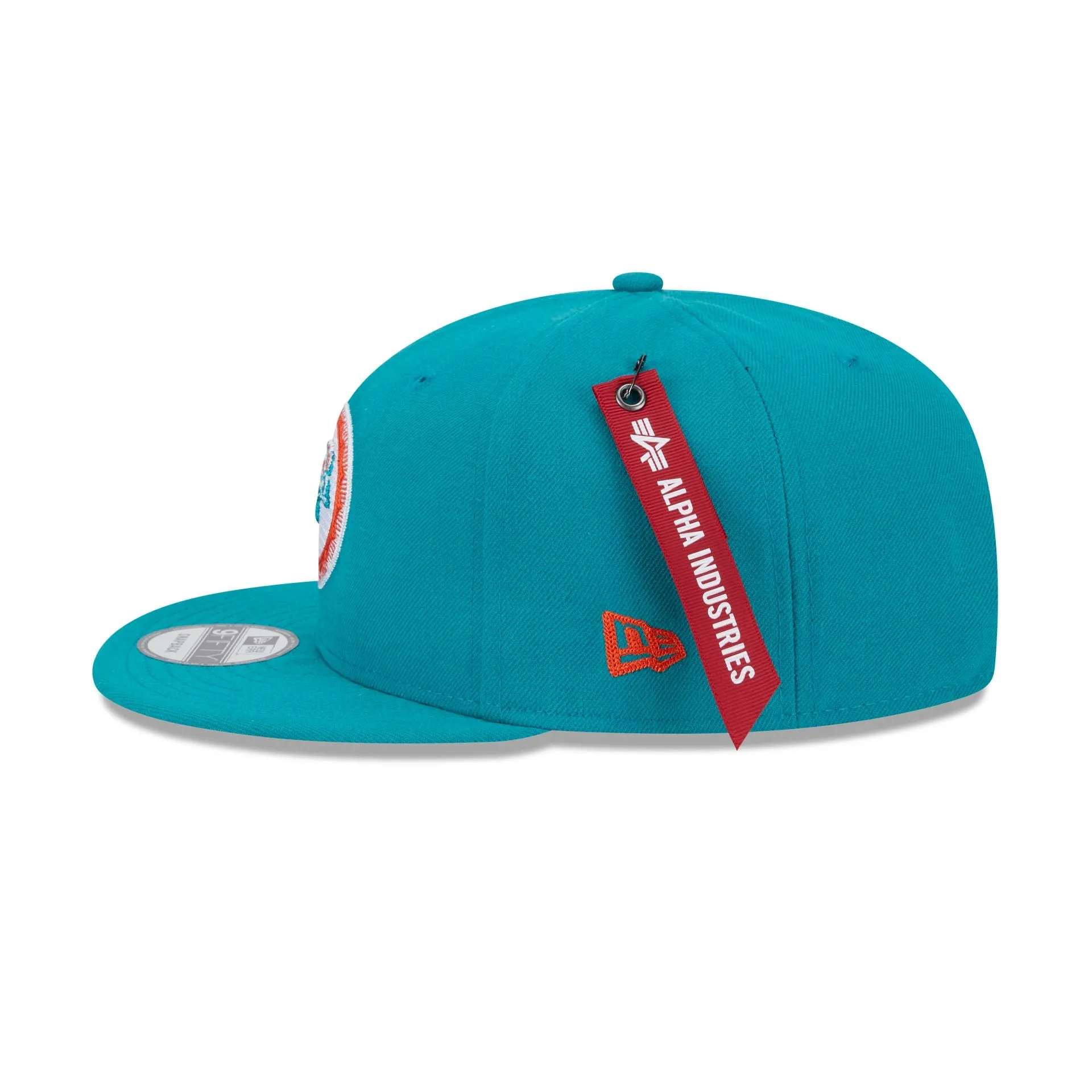 Alpha Industries x Miami Dolphins Historic Teal 9FIFTY Snapback Hat