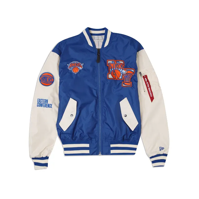 Alpha Industries X New York Knicks MA-1 Bomber Jacket