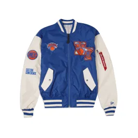 Alpha Industries X New York Knicks MA-1 Bomber Jacket