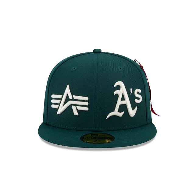 Alpha Industries X Oakland Athletics Dual Logo 59FIFTY Fitted Hat