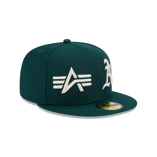 Alpha Industries X Oakland Athletics Dual Logo 59FIFTY Fitted Hat