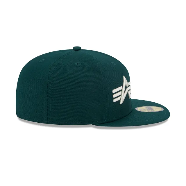 Alpha Industries X Oakland Athletics Dual Logo 59FIFTY Fitted Hat