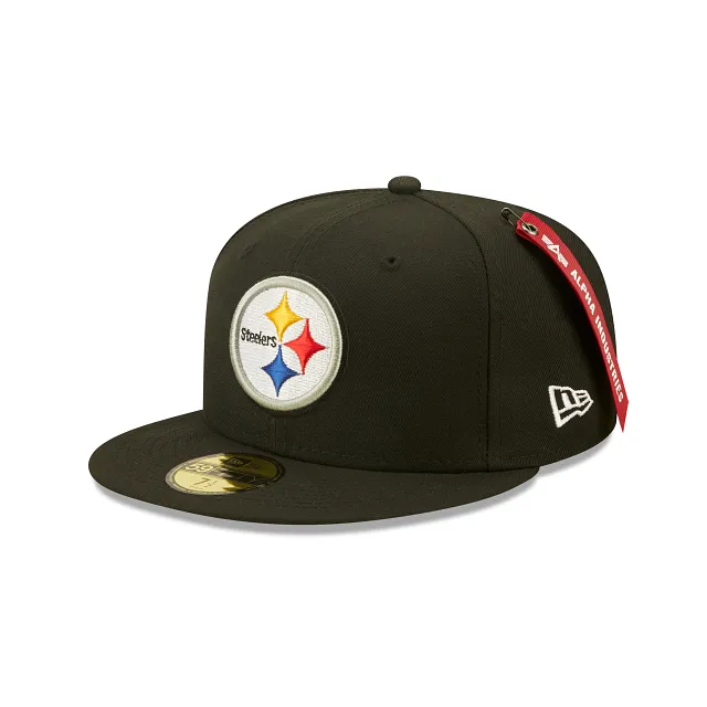 Alpha Industries X Pittsburgh Steelers 59FIFTY Fitted Hat