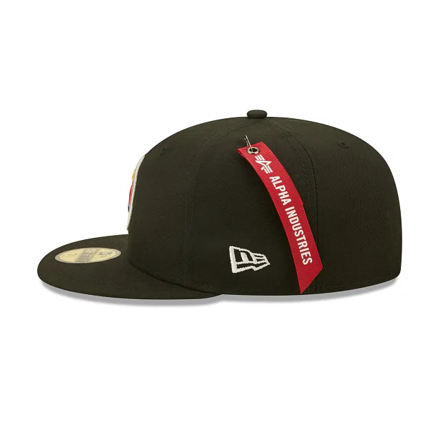 Alpha Industries X Pittsburgh Steelers 59FIFTY Fitted Hat