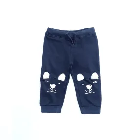 BL - Kids 'Navy' Animal Printed Fleece Trouser BL422