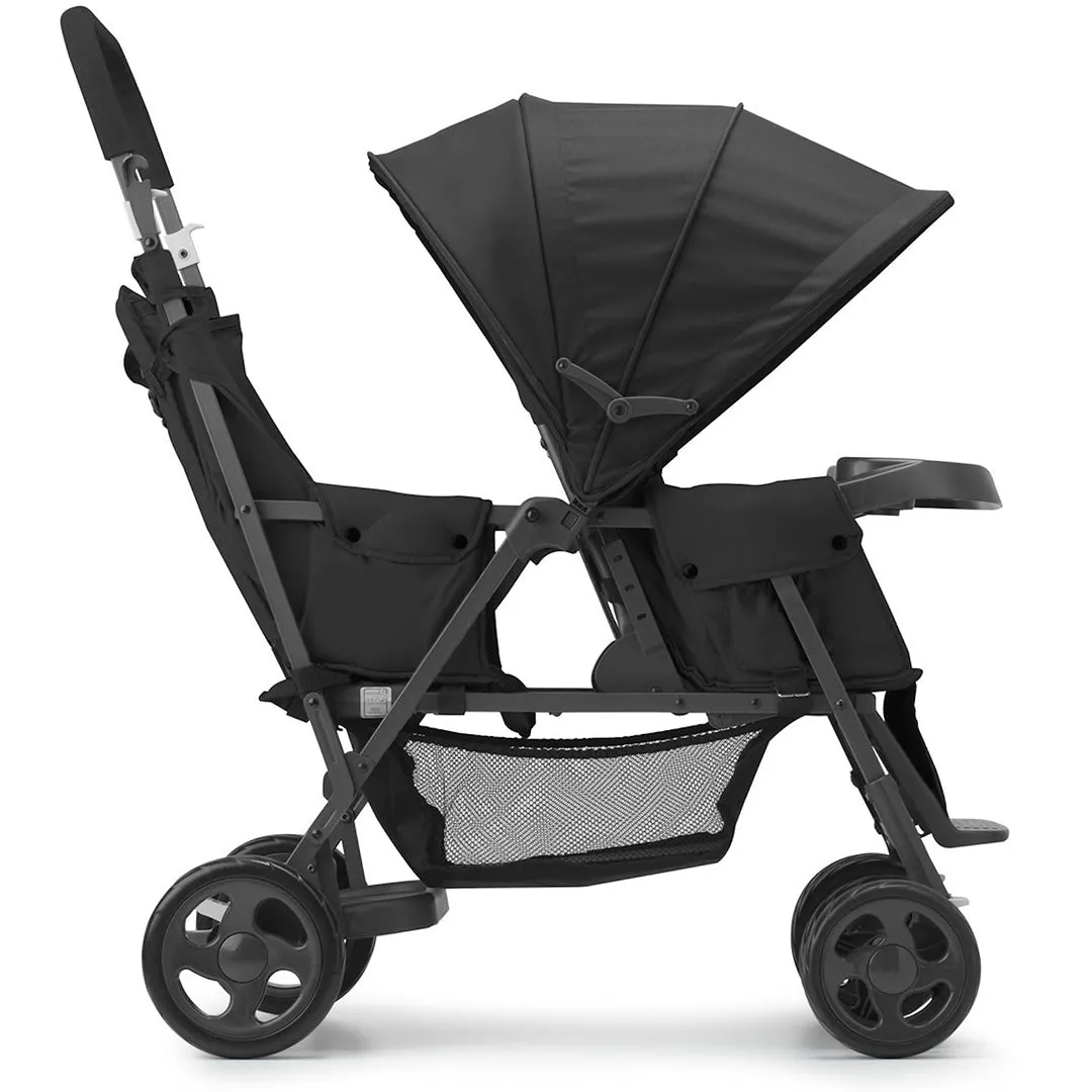 Caboose Too Sit Stand Tandem Double Stroller  - Black