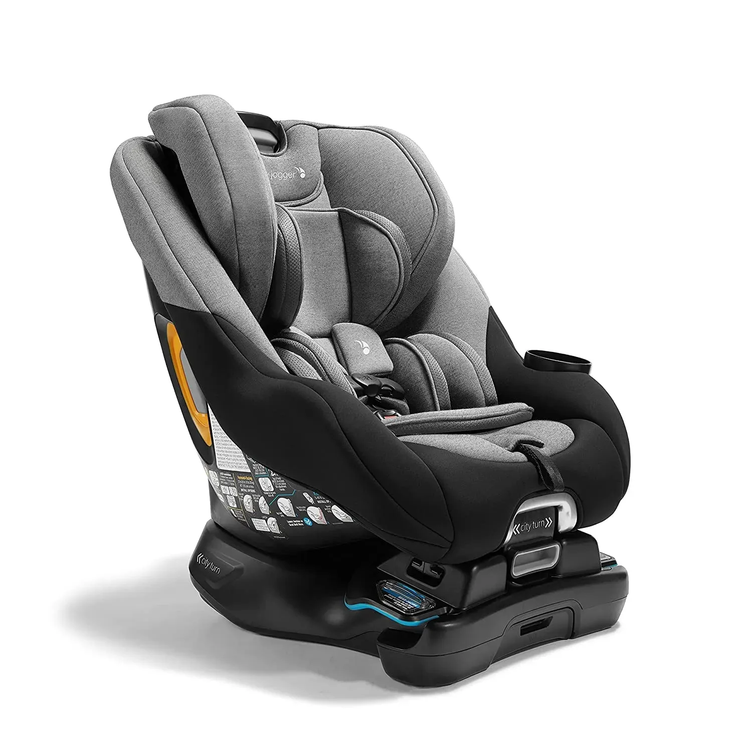 City Turn Rotating Convertible Car Seat - Onyx Black