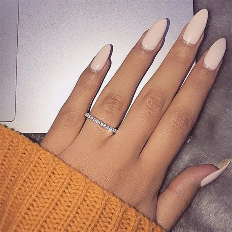 Crystal Promise Ring