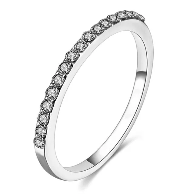 Crystal Promise Ring