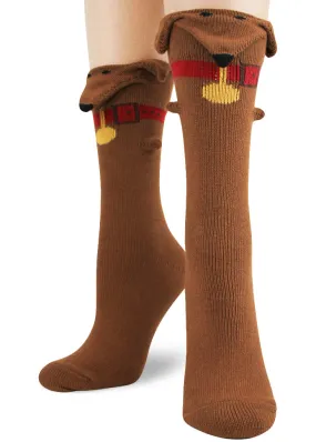 Dachshund Dog 3D Women's Socks