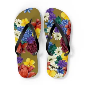 Dreamy Floral Flip Flops