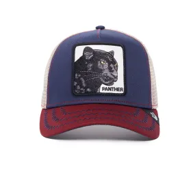 Goorin Bros - Animal Trucker Cap - Panther - Navy/Red