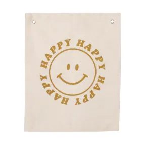 happy face banner