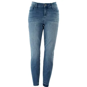 Kenneth Cole New York Women's Jess Skinny Bottom-Hem Jeans