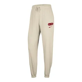 Ladies Ohio State Buckeyes Nike Gym Vintage Natural Pants