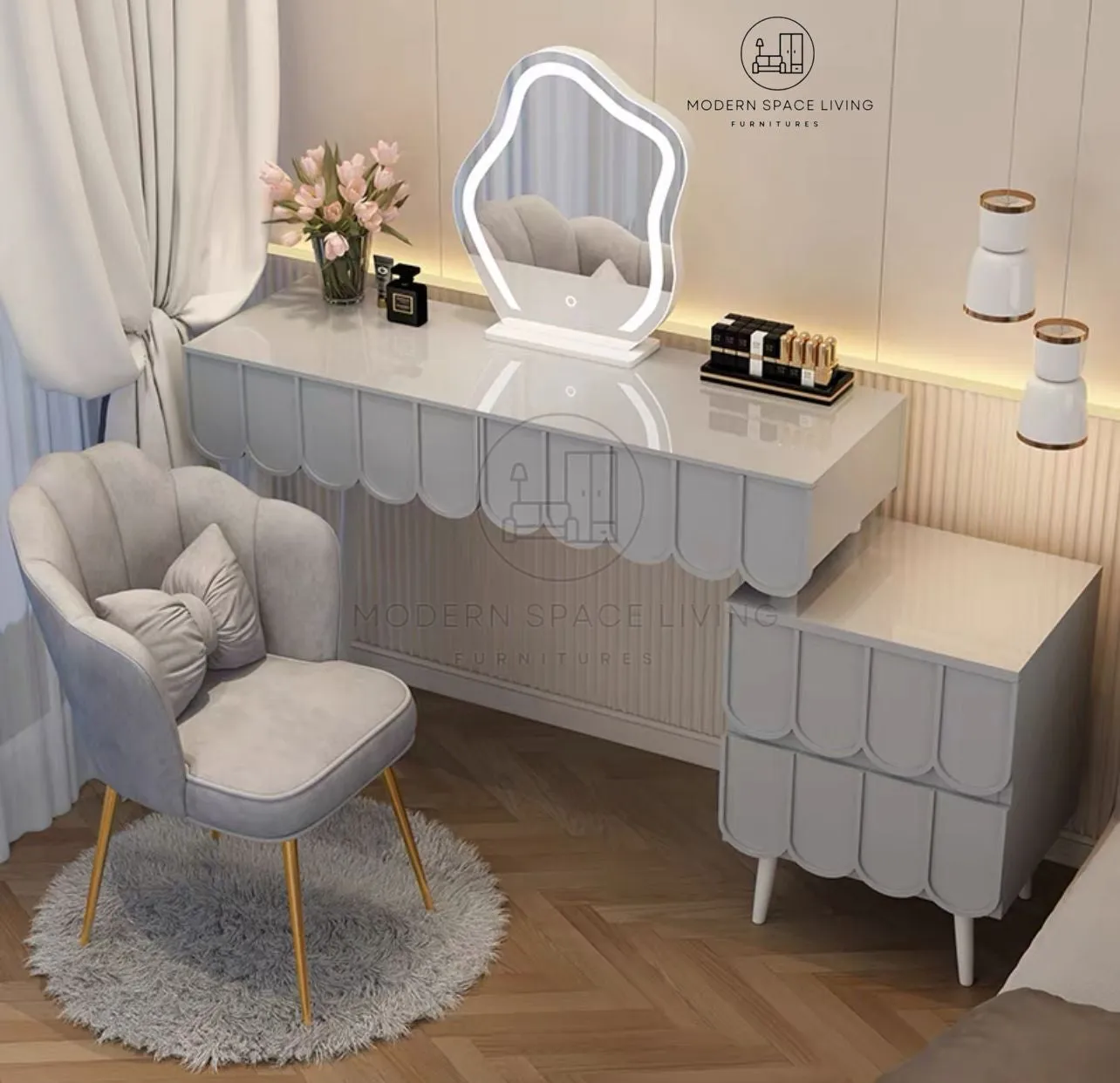 LEONA Modern Dressing Table Set