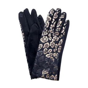 Leopard Pattern Smart Touch Gloves