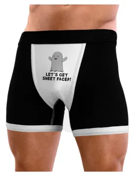 Let‘s Get Sheet Faced Mens Boxer Brief Underwear by TooLoud