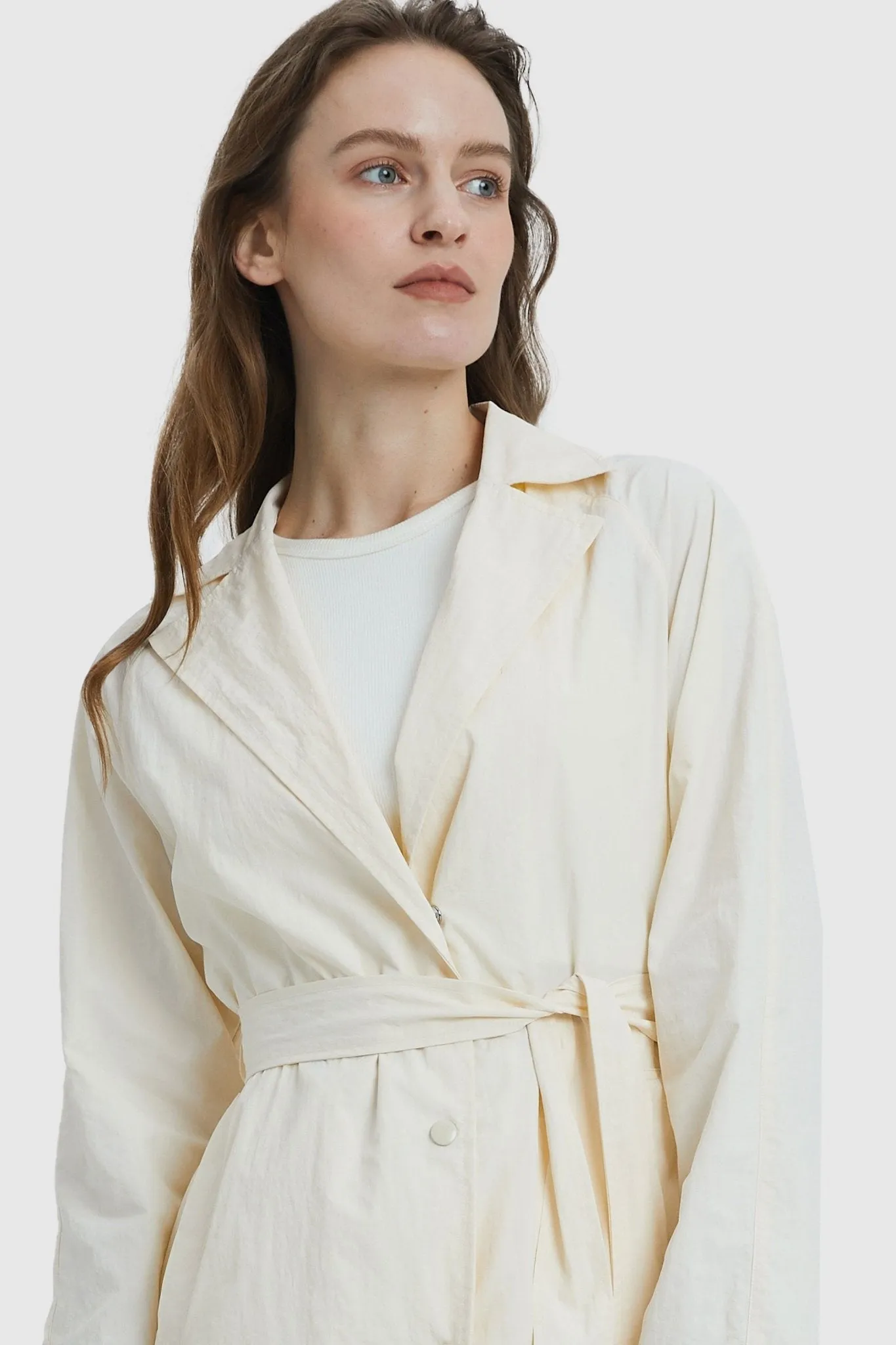 Lightweight Lapel Trench