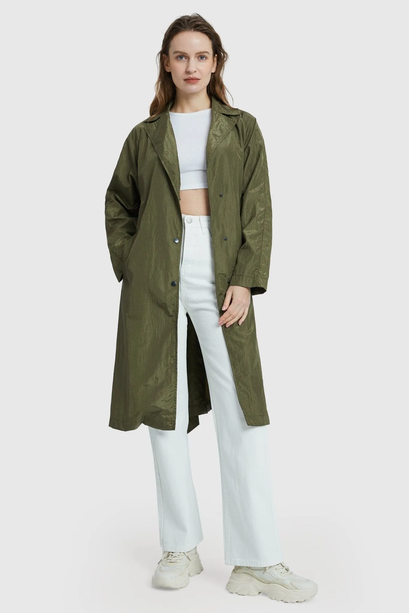 Lightweight Lapel Trench