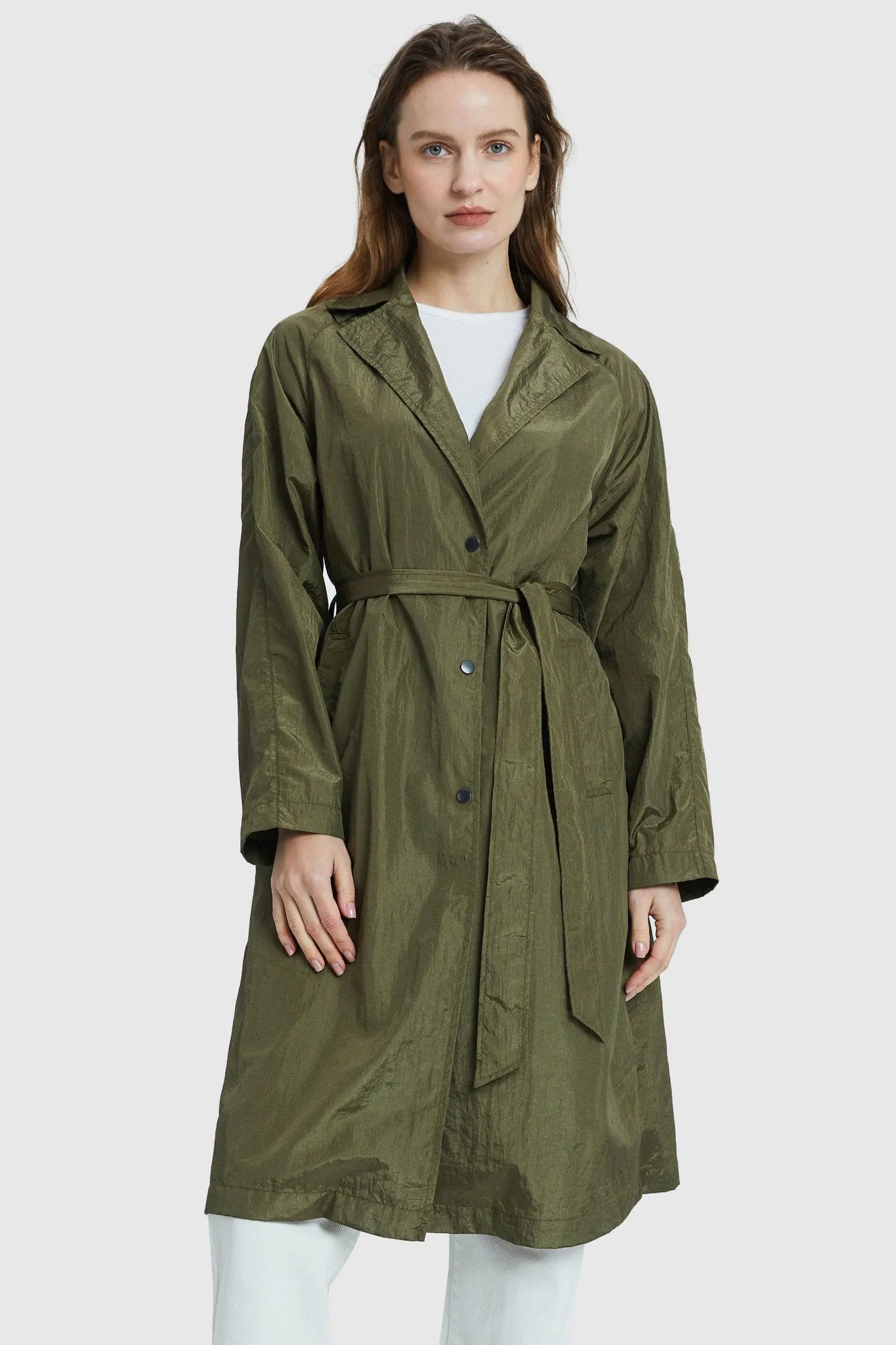 Lightweight Lapel Trench