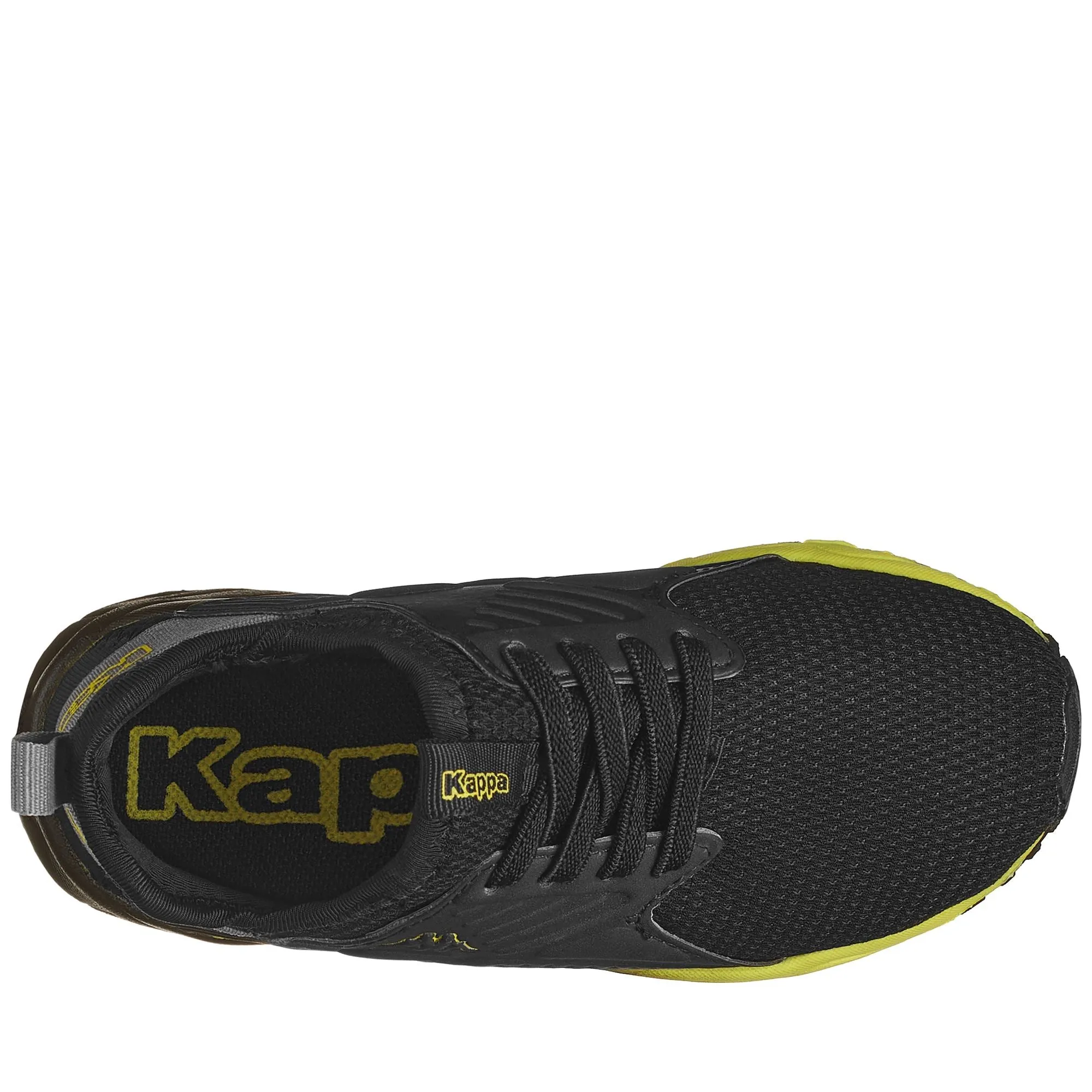 LOGO SANPUERTO EL KID - Sneakers - Low Cut - Kid unisex - BLACK-GREY MD-NEON YELLOW