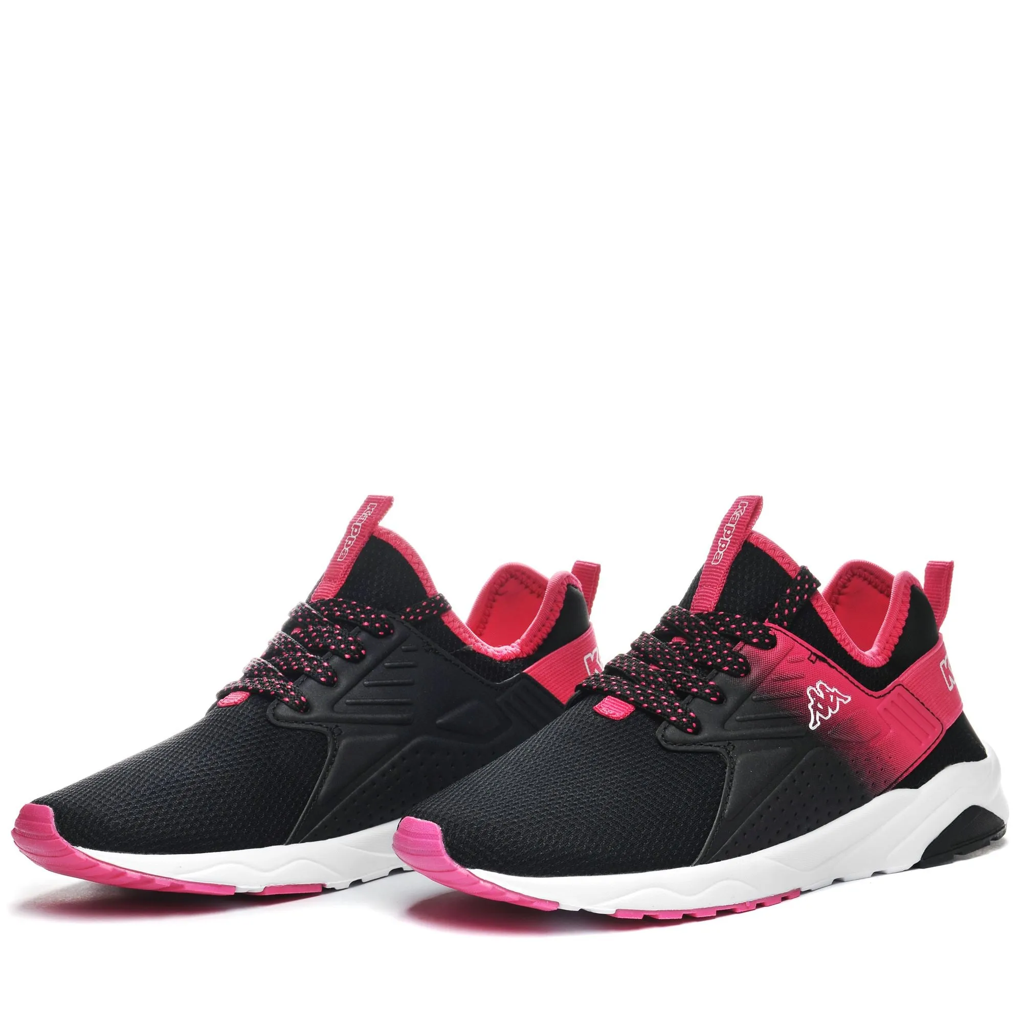 LOGO SANPUERTO KID - Sneakers - Low Cut - Kid unisex - BLACK-FUCHSIA