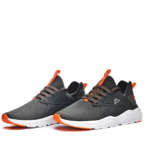 LOGO  SANPUERTO - Sneakers - Low Cut - Unisex - GREY MD-ORANGE