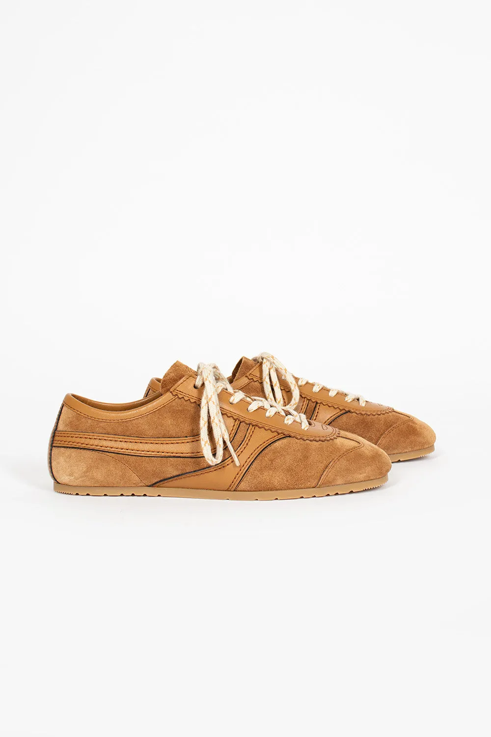 Marathon Suede Sneakers Tan