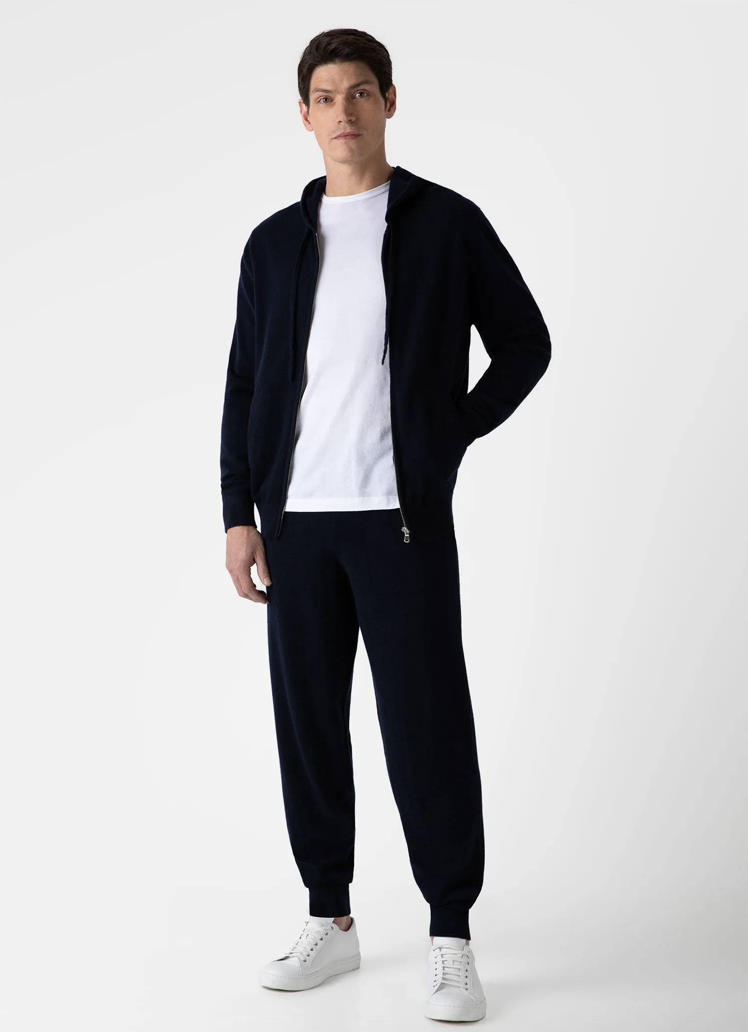 Men's Cashmere Lounge Set in Navy