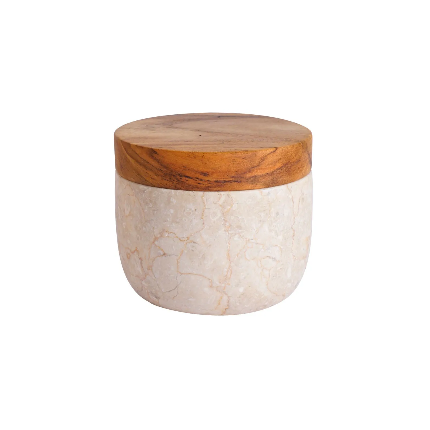 Nimes Glossy Marble Pots (Set of 3)