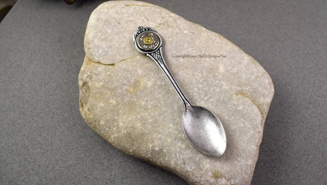 Real Bullet Spoon, Colt 45, Collectible Tea Spoon Gift Idea, Sugar Spoon, Coffee Spoon, Collectors Spoon, SL45C-N, Recycled, Bullet Keepsake