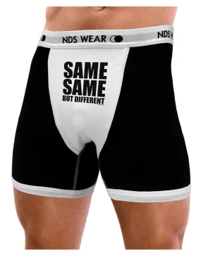 Same Same But Different Mens Boxer Brief Underwear