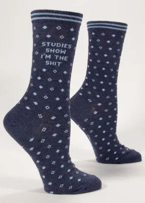 Studies Show I'm the Shit Women's Socks