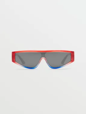 Vinyl Glaze Sunglasses - Stars & Stripes/Silver Mirror