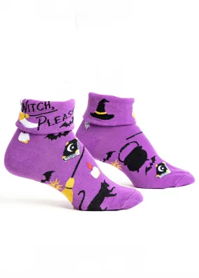 Witch, Please Cuff Ankle Socks