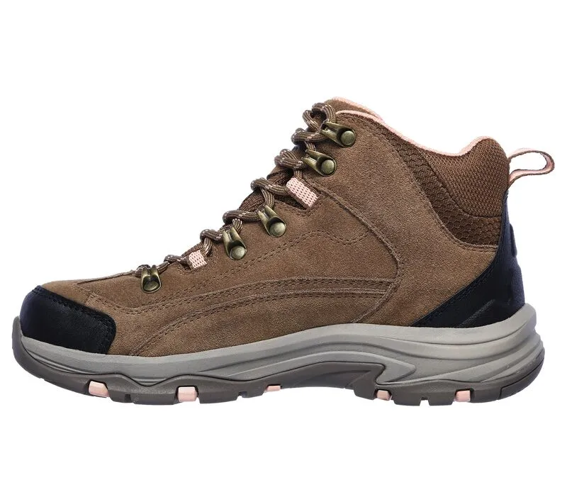 Women's Relaxed Fit Skechers 167004 Trego Alpine Trail Outdoor Hiking Boots - Brown/Tan